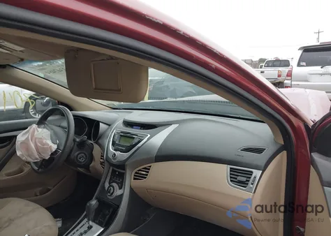 2011 Hyundai Elantra Gls (Ulsan Plant) from USA, damaged, VIN KMHDH4AE1BU089693